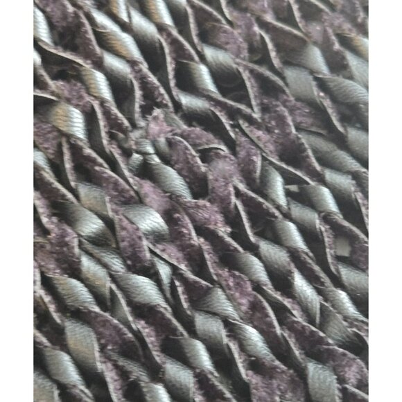 Free People Small Women's Blouse Suede Open Weave Pattern - Picture 4 of 4